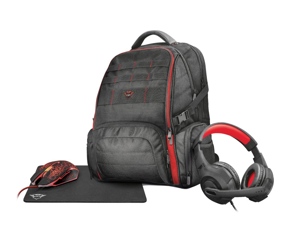 Trust GXT 1250 4 in 1 Backpack Gaming Bundle MaxGaming.no