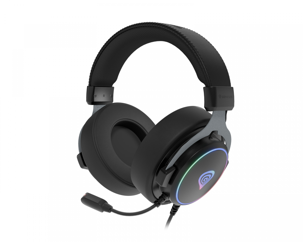 Genesis Neon 764 USB Gaming Headset RGB - Svart