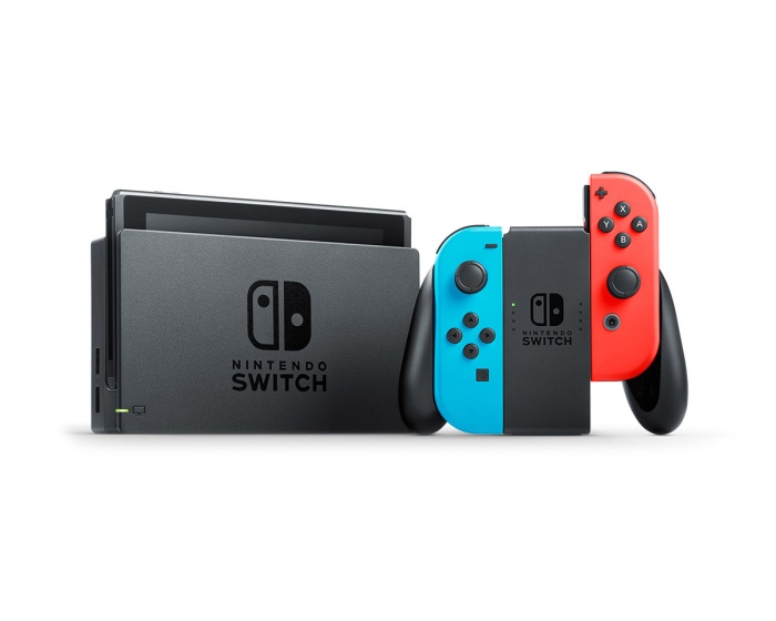 Nintendo Switch Konsoll - Neon Rød & Blå