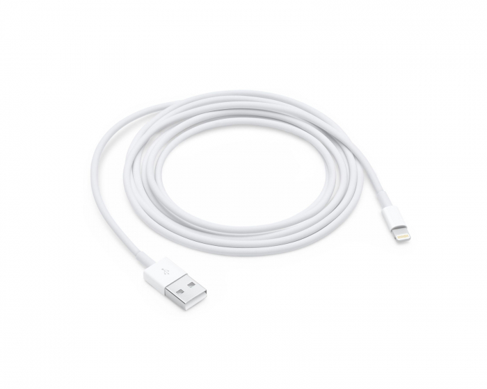 Apple Lightning til USB-kabel MFi Hvit (2 Meter)