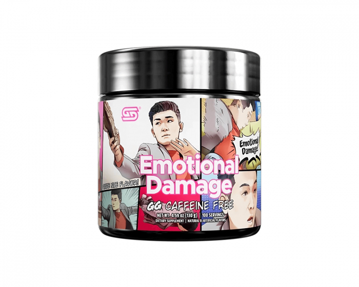 Gamer Supps Steven He's Emotional Damage Caffeine Free - 100 Porsjoner