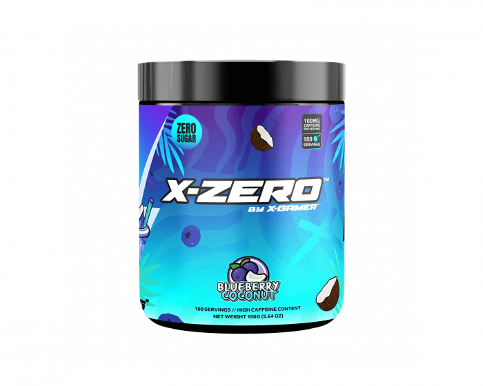 X-Gamer X-Zero Blueberry & Coconut - 100 Porsjoner