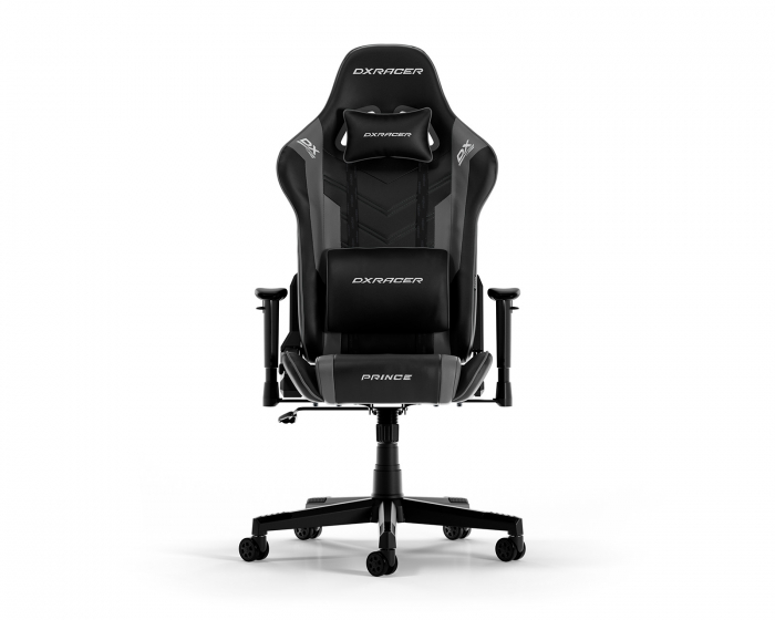 DXRacer PRINCE L Svart & Grå PVC Lær