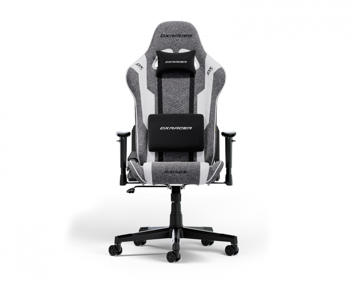 DXRacer PRINCE L Grå & Hvit Stoff