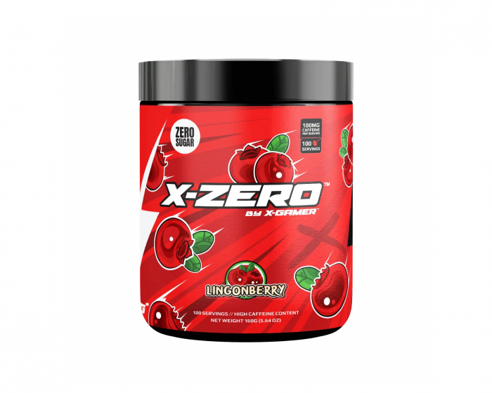 X-Gamer X-Zero Lingonberry - 100 Porsjoner