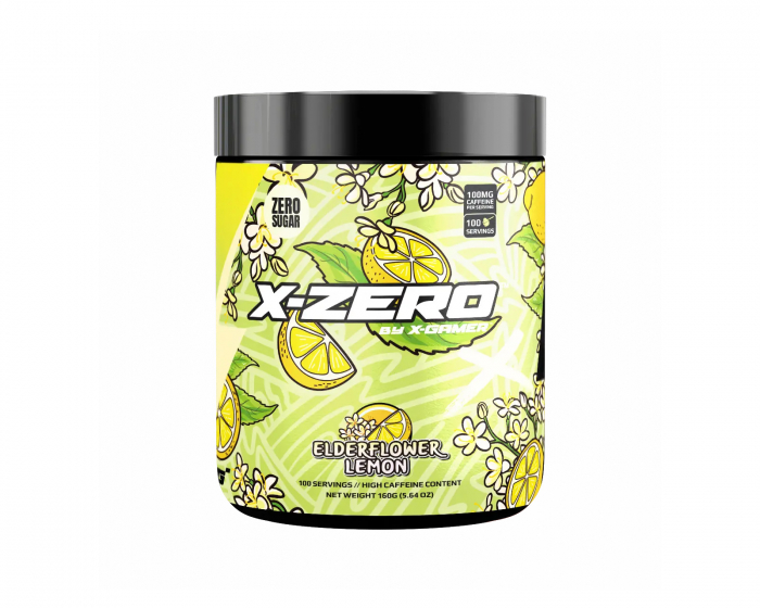 X-Gamer X-Zero Elderflower Lemon - 100 Porsjoner