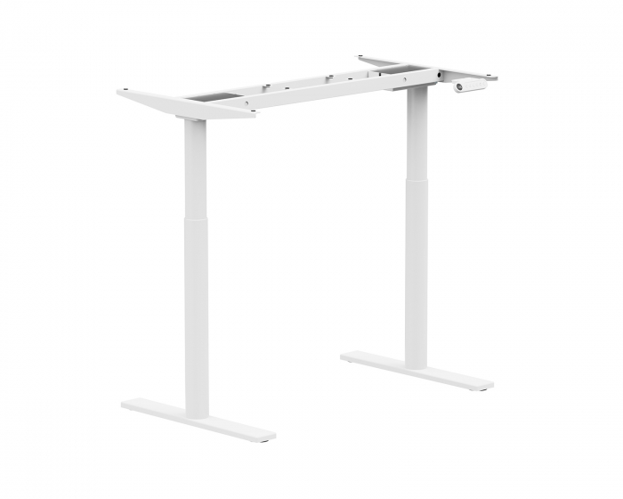MaxMount Premium Desk Frame - Elektrisk Hev og Senkbart Understell - Hvit