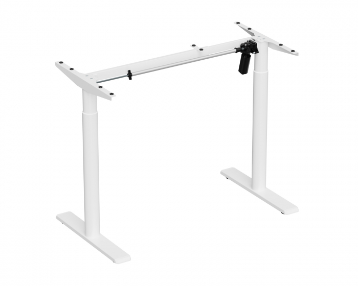 MaxMount Desk Frame - Elektrisk Hev og Senkbart Understell - Hvit
