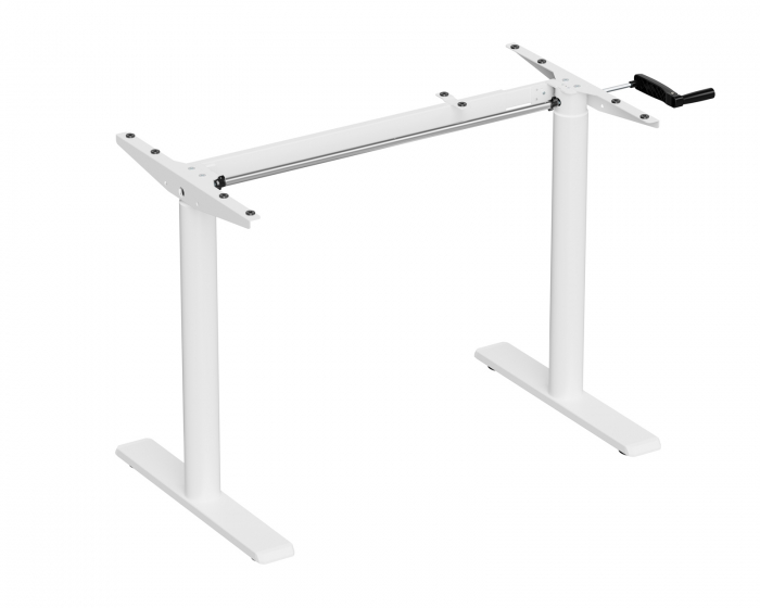 MaxMount Desk Frame - Hev og Senkbart Understell - Hvit