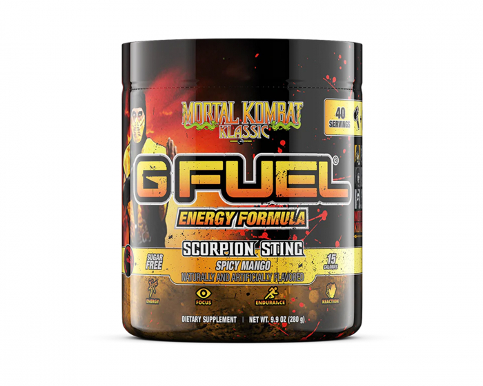 G FUEL Scorpion Sting Klassic Mortal Kombat - 40 Porsjoner