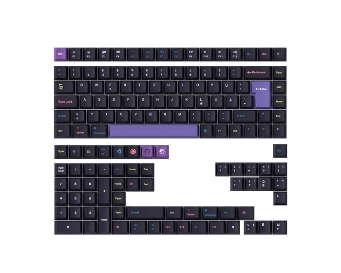 Keychron PBT Keycap set ISO German - Developer