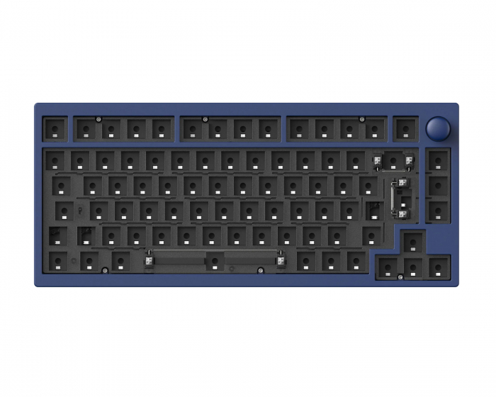 Lemokey P1 Pro QMK 75% RGB ISO Trådløs Barebone - Navy Blue