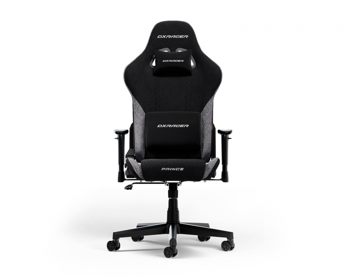 DXRacer PRINCE L Svart & Grå Stoff