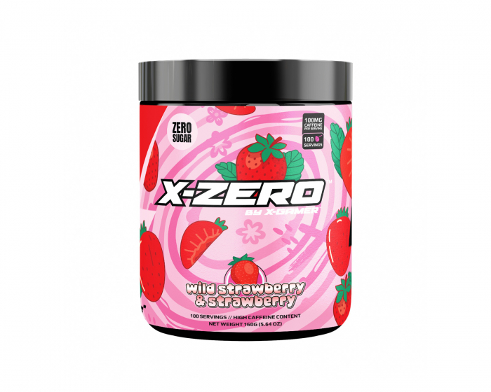 X-Gamer X-Zero Wild Strawberry & Strawberry - 100 Porsjoner