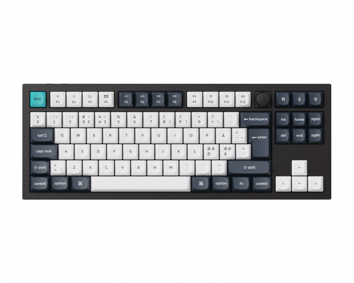 Keychron Q3 Max QMK TKL Trådløst Mekanisk Tastatur [Gateron Jupiter Red] - ISO