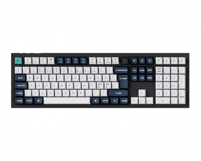 Keychron Q6 Max QMK Trådløst Mekanisk Tastatur [Gateron Jupiter Brown] - ISO