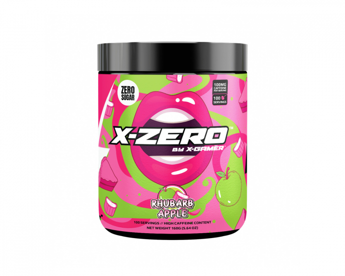 X-Gamer X-Zero Rhubarb Apple - 100 Porsjoner