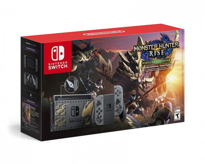 Nintendo Switch Konsoll inkl. Monster Hunter Rise - Limited Edition