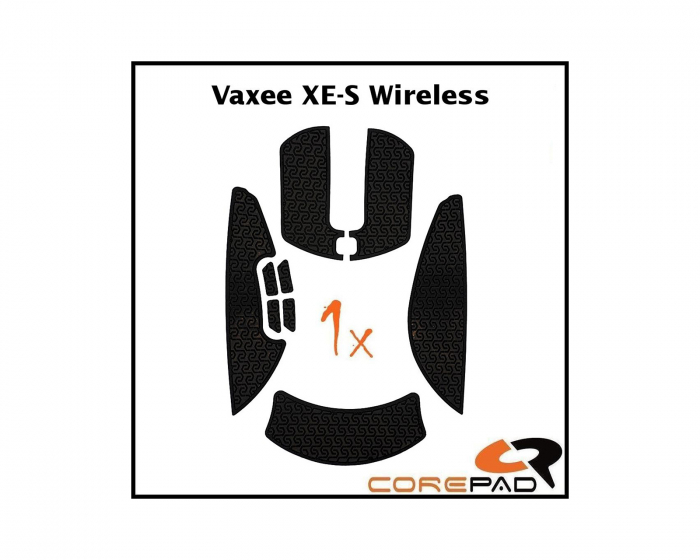 Corepad Soft Grips til Vaxee XE-S - Svart
