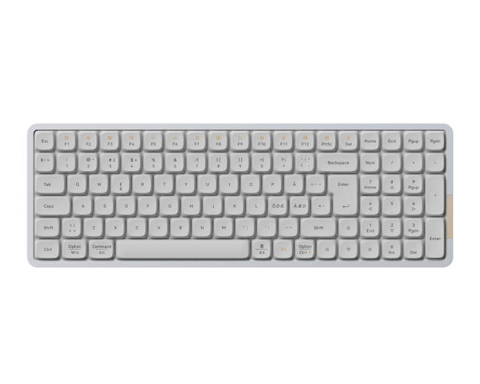 Lofree Flow100 96% Low-Profile RGB Mekanisk Tastatur [Kailh Ghost] - Hvit