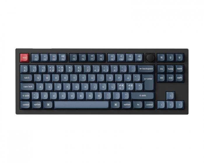 Keychron V3 Max TKL QMK RGB Hotswap Trådløst Tastatur [Gateron Jupiter Red] - ISO