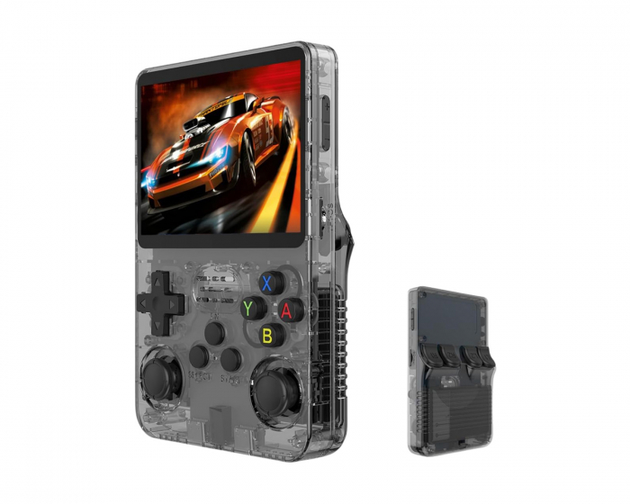 - R36S 128gb Retro Handheld Video Game Console - Svart