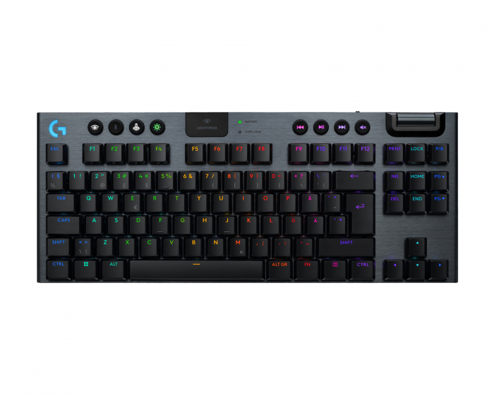 Logitech G915 X TKL Lightspeed Trådløst Gaming Tastatur [Tactile] - Svart