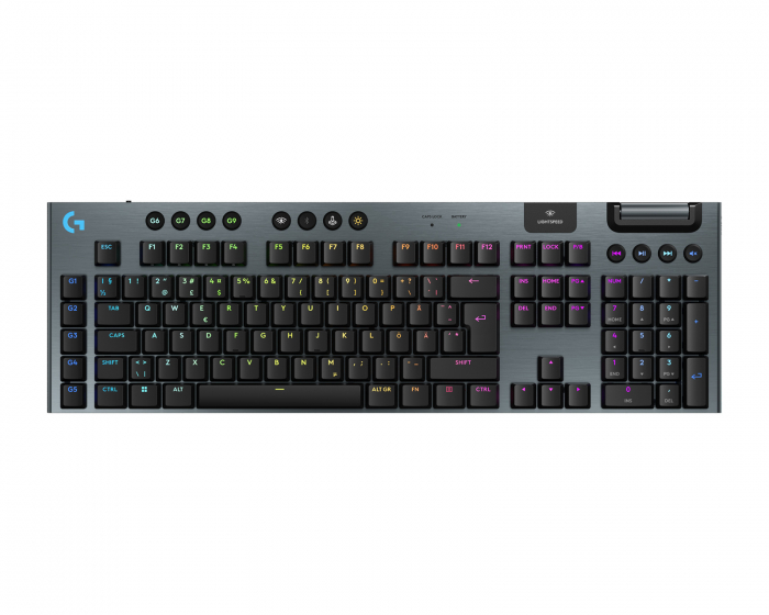 Logitech G915 X Lightspeed Trådløst Gaming Tastatur [Tactile] - Svart