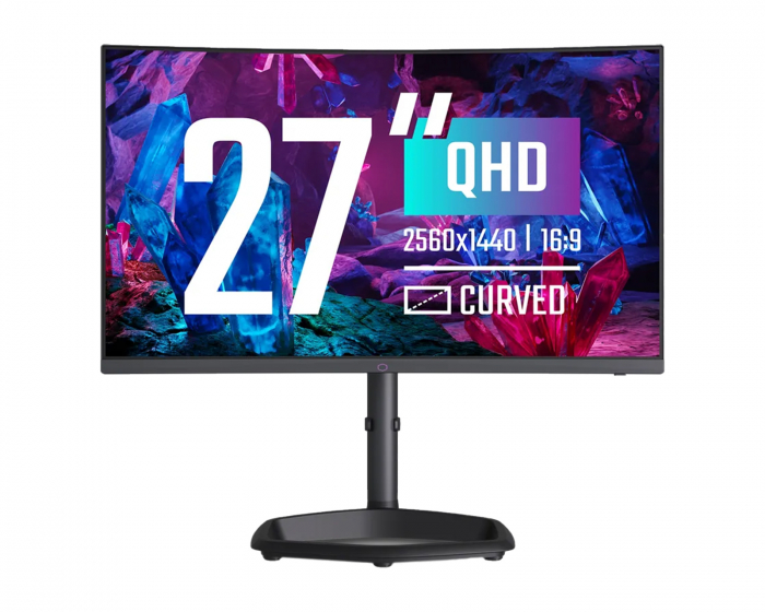 Cooler Master GM27QP 27” Curved QHD 240Hz VA Gamingskjerm