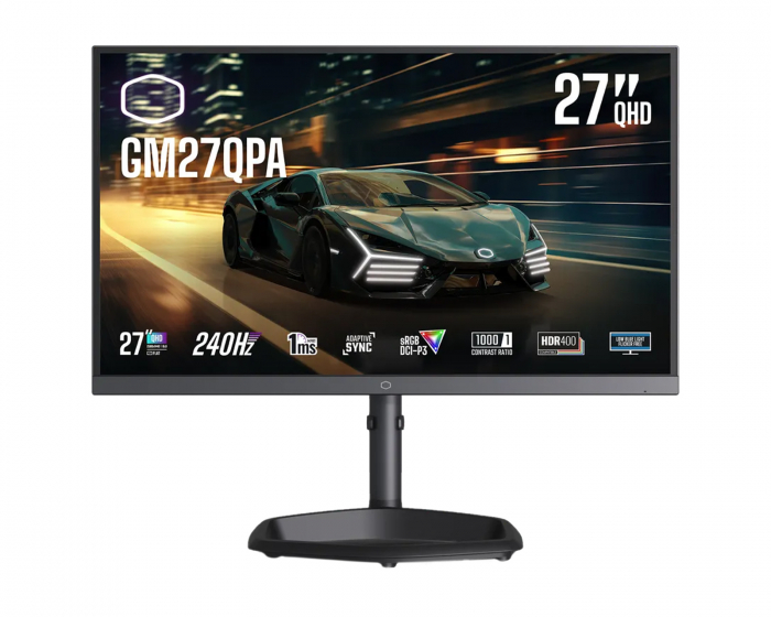 Cooler Master GM27QPA 27” QHD 240Hz IPS Gamingskjerm