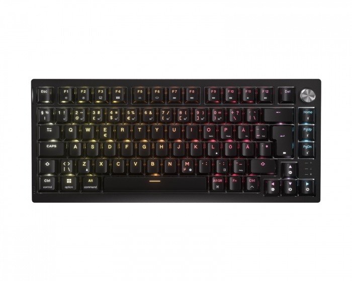 Corsair K65 Plus 75% Trådløs Mekanisk Gaming Tastatur [MLX Fusion] - Svart