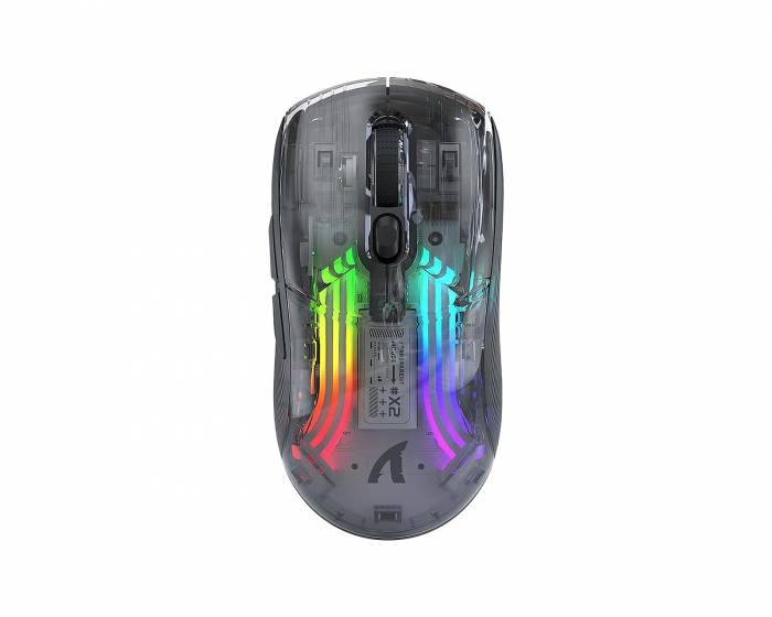 Attack Shark X2 Trådløs Gamingmus - Transparent Black