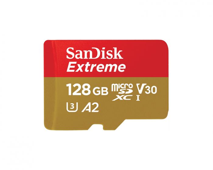 SanDisk Extreme microSDXC Minnekort - 128GB