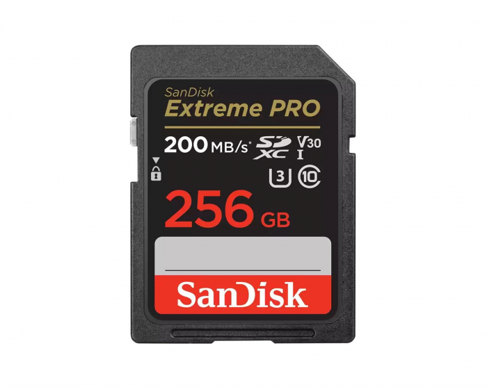 SanDisk Extreme PRO SDXC Minnekort - 256GB SD Kort