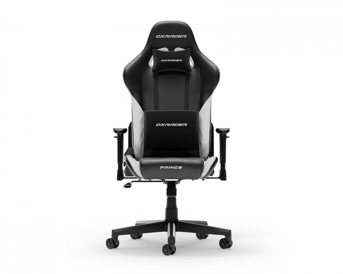 DXRacer PRINCE L Svart & Hvit PVC Lær