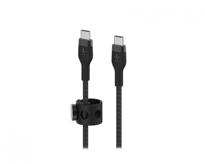 Belkin PRO Flex USB-C til USB-C Kabel - 2m - Svart