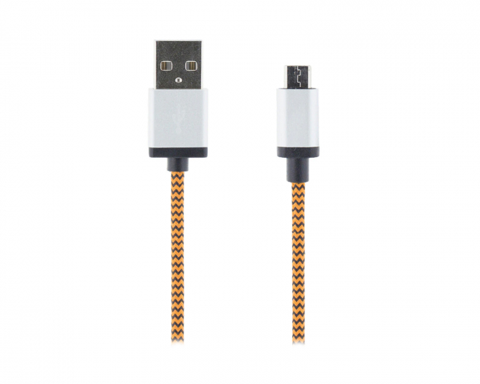 STREETZ USB-A til USB Micro-B - 1m - Oransje