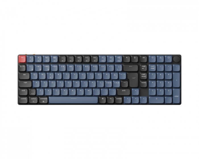 Keychron K17 Pro QMK/VIA RGB Hotswap Low Profile Tastatur [Blue]