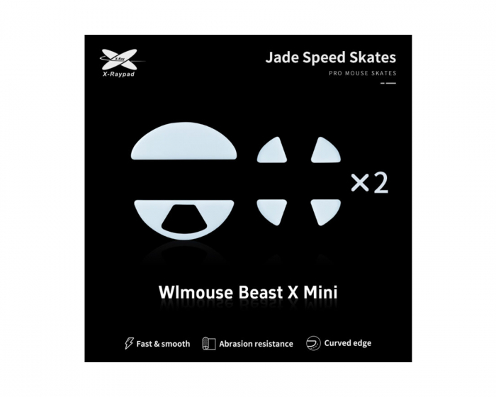 X-raypad Jade Mouse Skates til WLmouse Beast X Mini