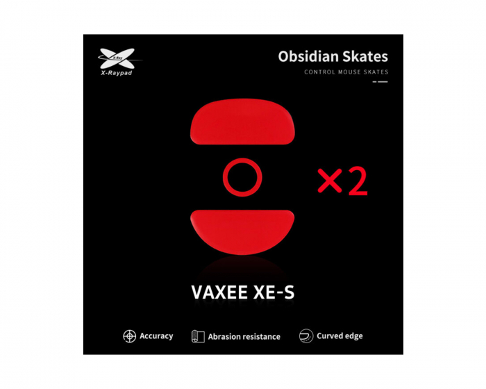 X-raypad Obsidian Mouse Skates til Vaxee XE-S