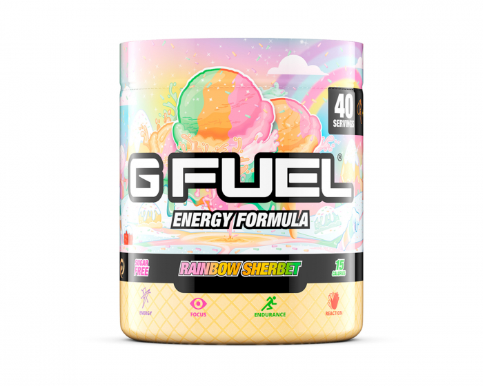 G FUEL Rainbow Sherbet - 40 Porsjoner