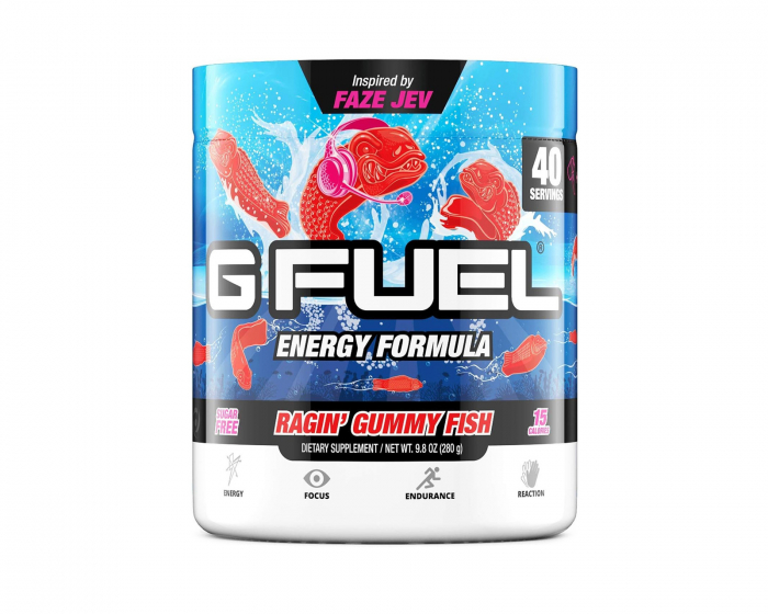 G FUEL Ragin' Gummy Fish Remastered - 40 Porsjoner