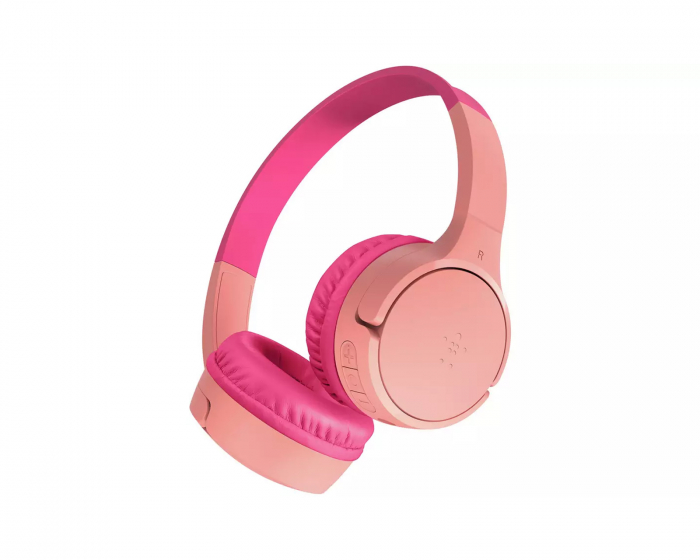 Belkin Soundform Mini - Hodetelefoner for Barn - Rosa