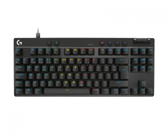 Logitech Pro X TKL Rapid Kablet Gaming Tastatur [Linear] - Svart