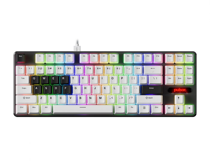 Pulsar PCMK 2 HE TKL Mekanisk Tastatur ANSI - Hvit