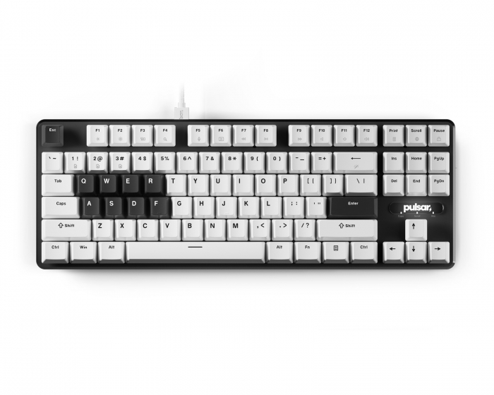 Pulsar PCMK 2 HE TKL Mekanisk Tastatur ANSI - Hvit