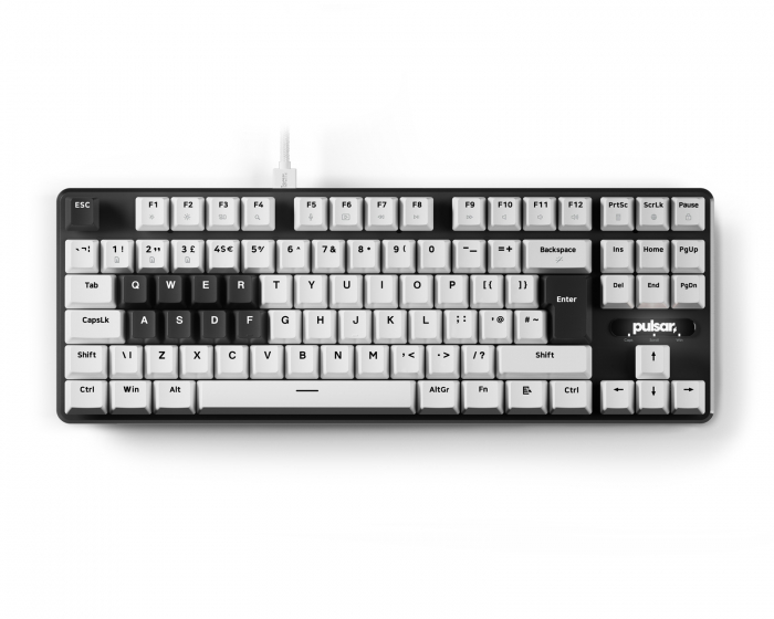 Pulsar PCMK 2 HE TKL Mekanisk Tastatur ISO - Hvit