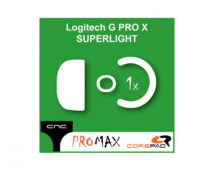 Corepad Skatez PRO MAX til Logitech G Pro X Superlight