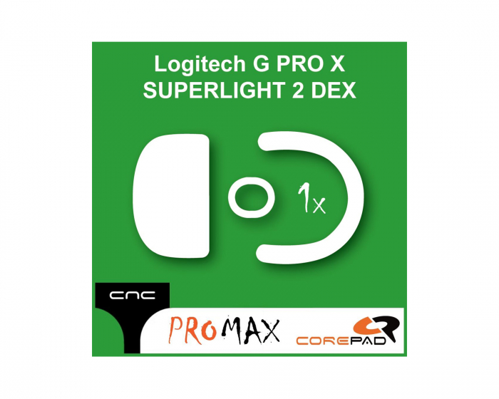 Corepad Skatez PRO MAX til Logitech G Pro X Superlight 2 DEX