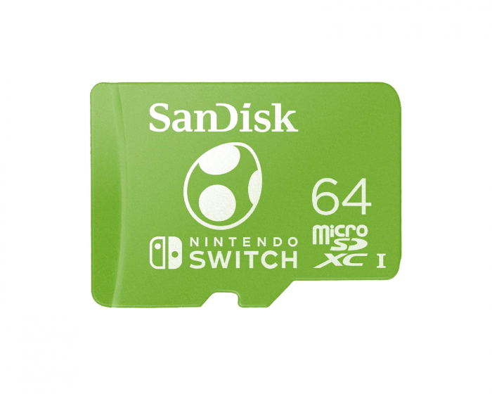 SanDisk microSDXC Minnekort til Nintendo Switch - 64GB - Yoshi Edition